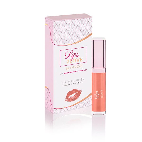 Karamelinis putlinamasis lūpų blizgis „Lips2LOVE”