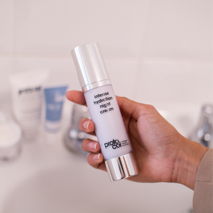 Proto-Col „Intensyviai drėkinantis kolageno naktinis veido kremas“, 50ml - Image 2