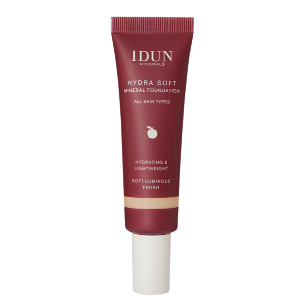 IDUN Minerals Hydra Soft makiažo pagrindas Nr. 1257 Disa, 30 ml (Light/Medium Neutral)