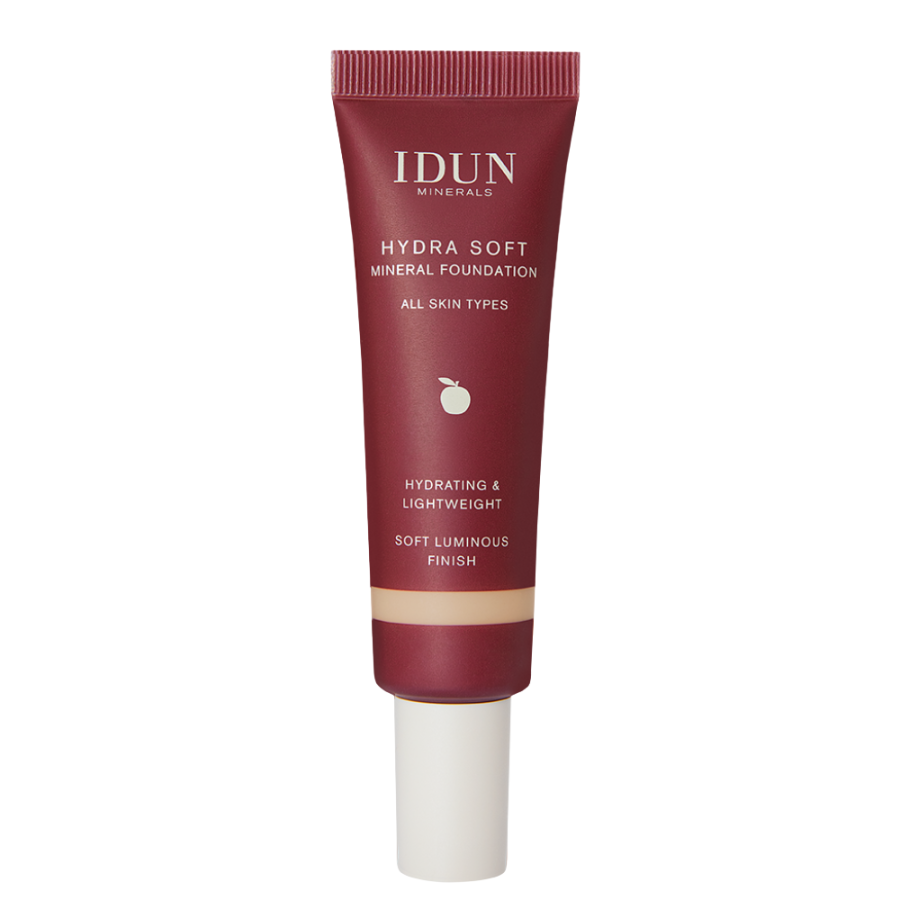 IDUN Minerals Hydra Soft makiažo pagrindas Nr. 1257 Disa, 30 ml (Light/Medium Neutral)