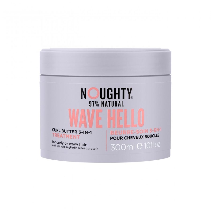 Noughty Wave Hello 3in1 sviestas-kaukė garbanotiems plaukams, 300 ml