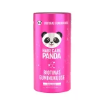 alt="HAIR CARE PANDA veganiški plaukų papildai 180g – 50 guminukų" alt="biotino guminukai plaukams" alt="veganiški plaukų vitaminai guminukuose"