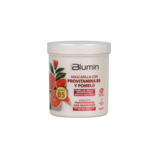 Glotninanti kaukė sausiems plaukams su greipfrutais ir provitaminu B5 Blumin, 700 ml