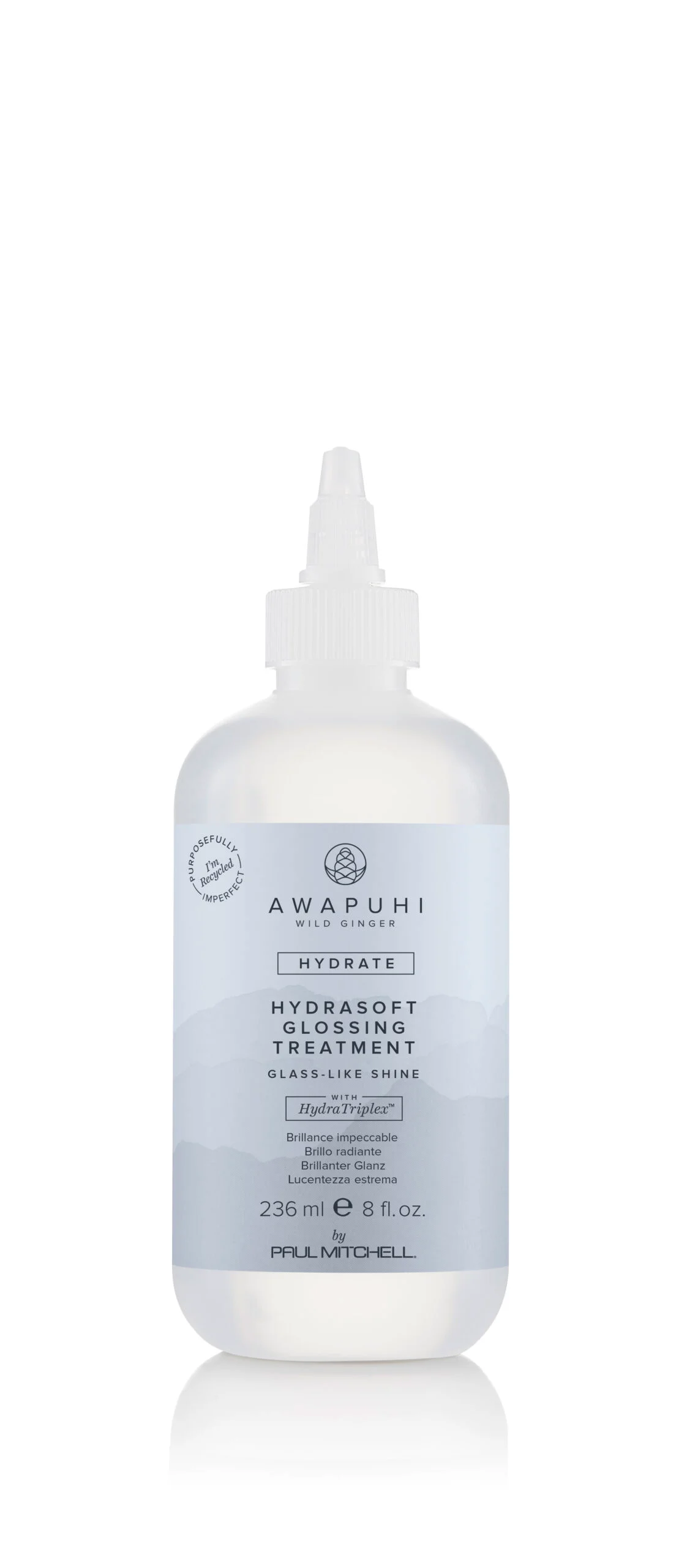 Blizgesio suteikianti plaukų kaukė 236 ml Awapuhi Wild Ginger Hydrasoft Glossing Treatment